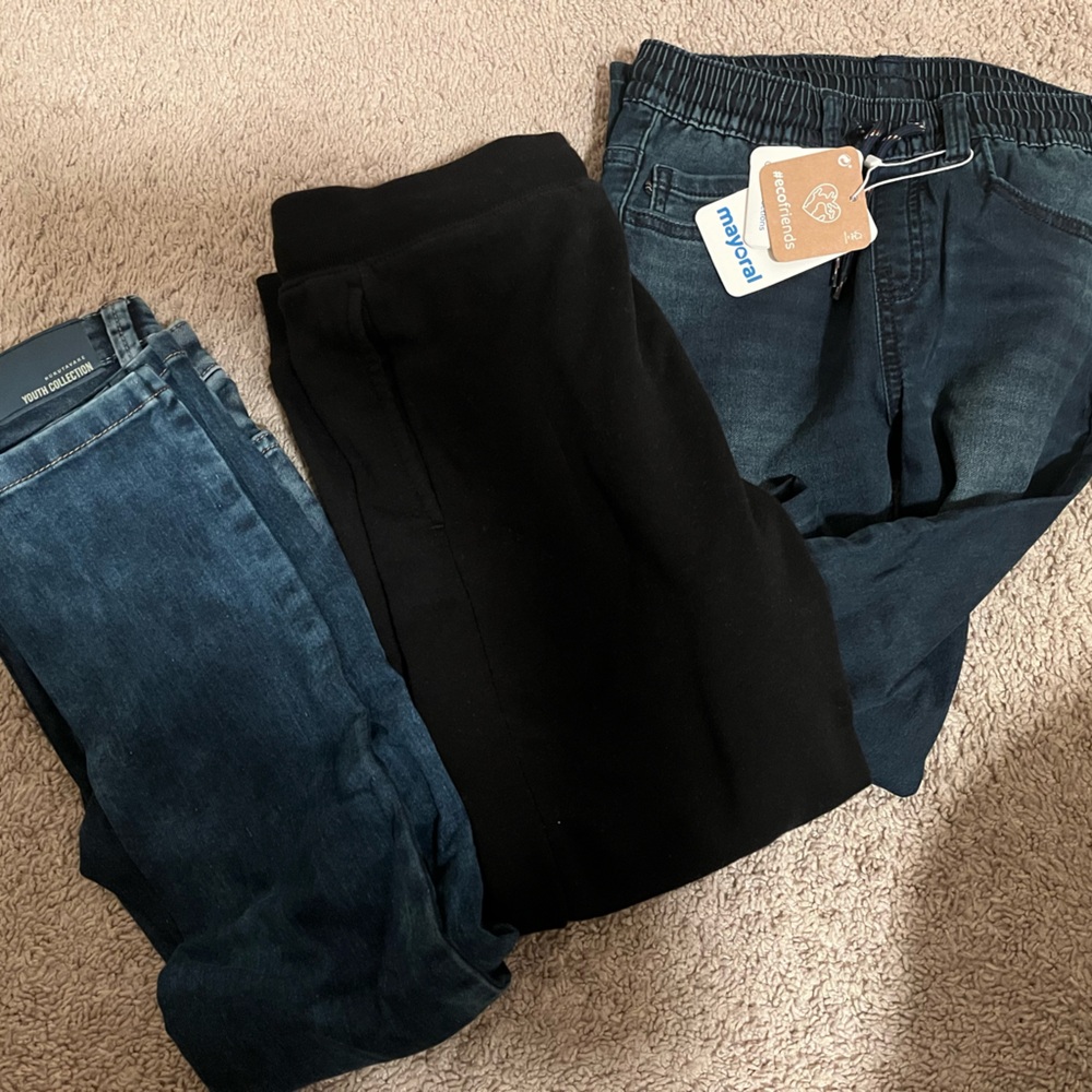 Mayoral (and others) Bundle Dark Blue/black Joggers and Jeans